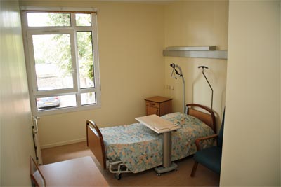 Chambre du centre hospitalier d'Hesdin